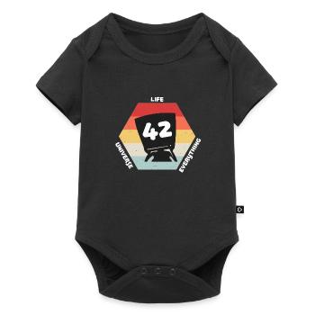 Réponse 42 - Body à manches courtes Premium Bébé - noir - Devant
