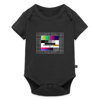 Image d’essai Rétro Vintage - Body à manches courtes Premium Bébé - noir - Devant