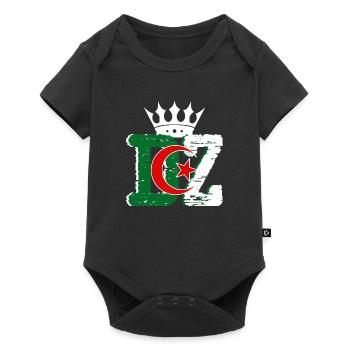 DZ Algerian King the Algerians - Baby Premium short-sleeve bodysuit - black - Front