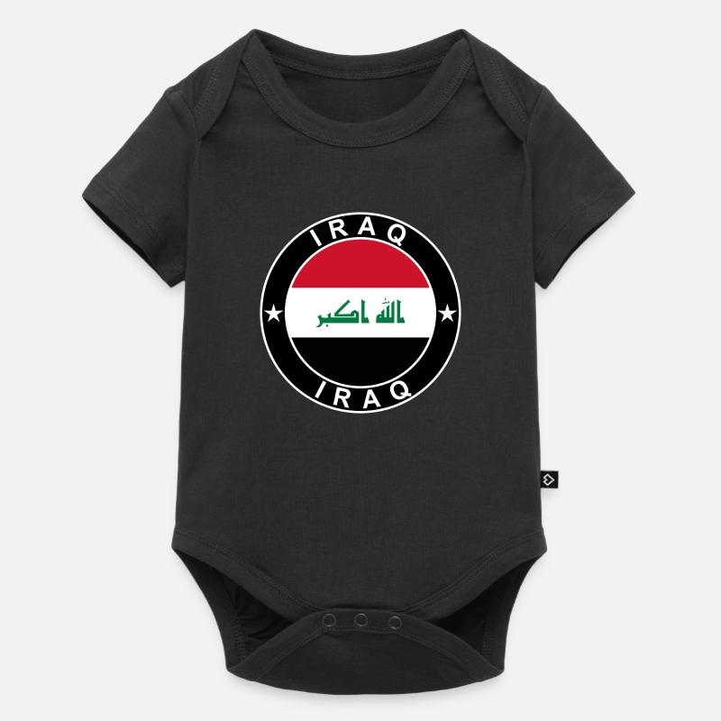 Irak - Body à manches courtes Premium Bébé - noir