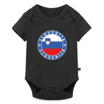Slovénie - Body à manches courtes Premium Bébé - noir - Devant
