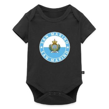 San Marino - Baby Premium short-sleeve bodysuit - black - Front