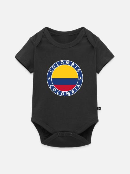 Colombie - Body à manches courtes Premium Bébé - noir