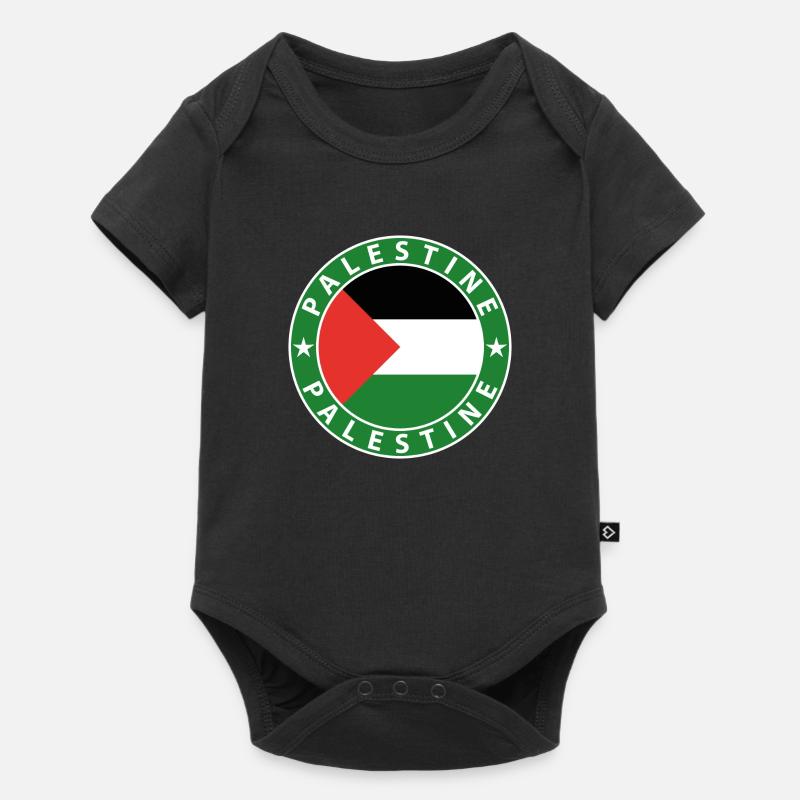 Palestine - Body à manches courtes Premium Bébé - noir