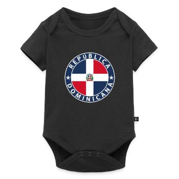 République dominicaine - Body à manches courtes Premium Bébé - noir - Devant
