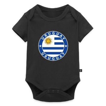 Uruguay - Baby Premium short-sleeve bodysuit - black - Front