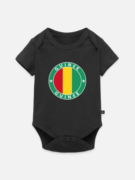 Guinée - Baby Premium Kurzarmbody - Schwarz