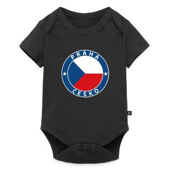 Prague - Baby Premium short-sleeve bodysuit - black - Front