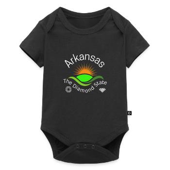 Arkansas - The Diamond State - Baby Premium short-sleeve bodysuit - black - Front