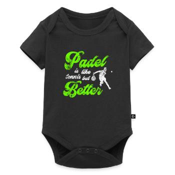 Padel Better - Body à manches courtes Premium Bébé - noir - Devant