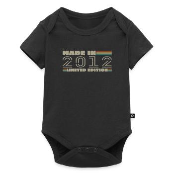 Vintage 2012 2012 Birthday Gift Born in 2012 - Baby Premium short-sleeve bodysuit - black - Front