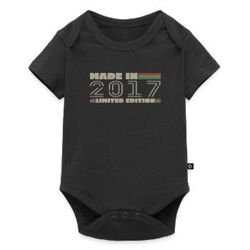 Vintage 2017 2017 Birthday Gift Born in 2017 - Baby Premium short-sleeve bodysuit - black - Front