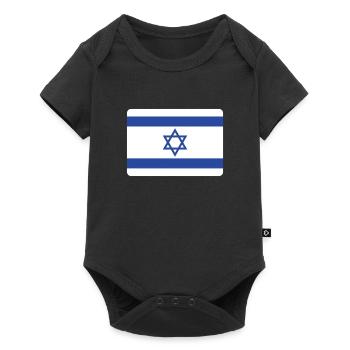 ISRAEL - Baby Premium short-sleeve bodysuit - black - Front