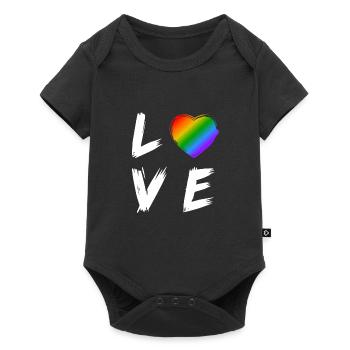 Love Sort Transgender LGBT Droits cadeaux - Body à manches courtes Premium Bébé - noir - Devant