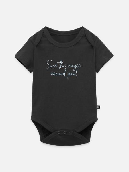 See the magic around you - Baby Premium short-sleeve bodysuit - black