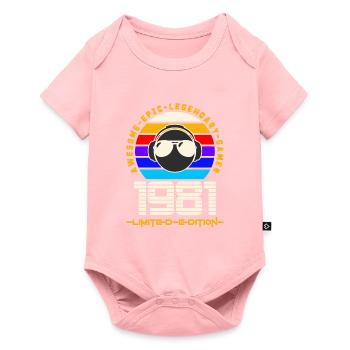 1981 - Baby Premium short-sleeve bodysuit - rose - Front