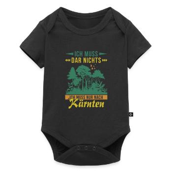 I just have to go to Carinthia Forest Mountains - Baby Premium short-sleeve bodysuit - black - Front