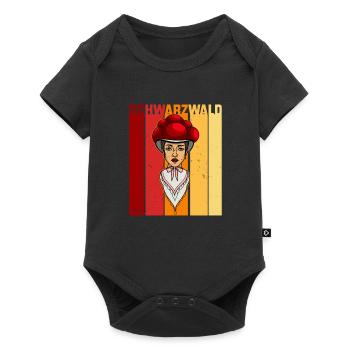 Schwarzwaldmädel Schwarzwald Rétro allemand - Body à manches courtes Premium Bébé - noir - Devant