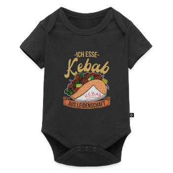 Je suis passionné par les kebabs Doner kebab cuisine Turquie - Body à manches courtes Premium Bébé - noir - Devant