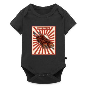 Shashlik Whisperer Retro Russia Meat - Baby Premium short-sleeve bodysuit - black - Front