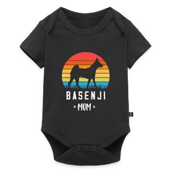 Basenji - Baby Premium short-sleeve bodysuit - black - Front