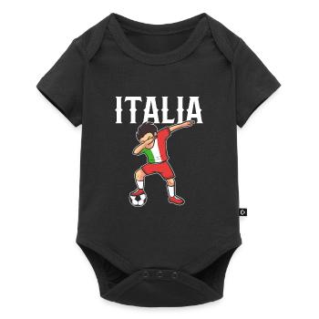 Italia - Body à manches courtes Premium Bébé - noir - Devant