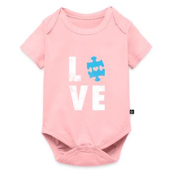Autism Autist Autist Gift Gift Idea - Baby Premium short-sleeve bodysuit - rose - Front