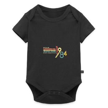 Cadeau d'anniversaire de naissance · Né en 1984 - Body à manches courtes Premium Bébé - noir - Devant