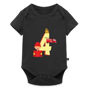 Funny kids birthday shirt career wish - Baby Premium short-sleeve bodysuit - black - Front