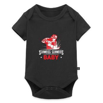 Schweiss Schweiss Baby - Schweisser - Baby Premium Kurzarmbody - Schwarz - Vorne