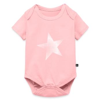 Star Points - Baby Premium short-sleeve bodysuit - rose - Front