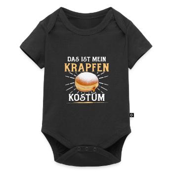 Das Ist Mein Krapfen Fasching - Baby Premium Kurzarmbody - Schwarz - Vorne