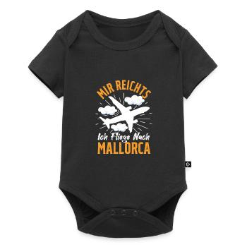 Mir Reichts Ich Fliege Nach Mallorca Auswanderer - Baby Premium Kurzarmbody - Schwarz - Vorne