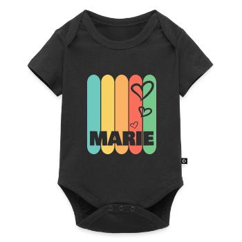 Hearts Marie - Baby Premium short-sleeve bodysuit - black - Front