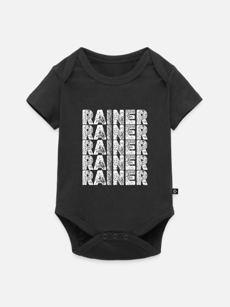 Held Rainer - Baby Premium Kurzarmbody - Schwarz