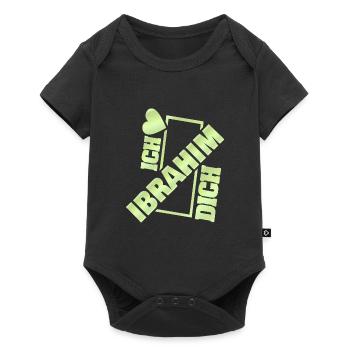 Couple Ibrahim - Baby Premium Kurzarmbody - Schwarz - Vorne
