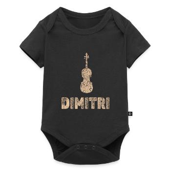 Viola Dimitri - Body à manches courtes Premium Bébé - noir - Devant