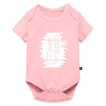 Guitar Moritz - Baby Premium short-sleeve bodysuit - rose - Front