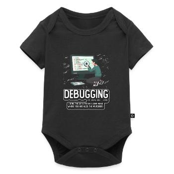 Debuggen - Baby Premium Kurzarmbody - Schwarz - Vorne