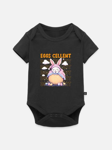 Eier Cellent - Baby Premium Kurzarmbody - Schwarz