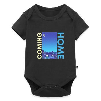 Coming Home two-tone - Baby Premium short-sleeve bodysuit - black - Front