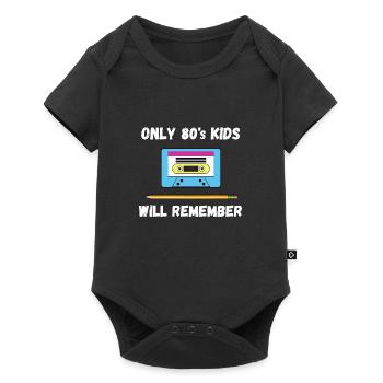 Pen Cassette - Baby Premium short-sleeve bodysuit - black - Front