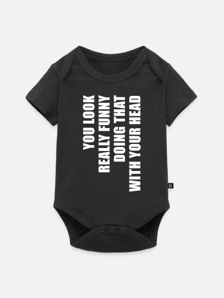 Verdrehte Phrase - Baby Premium Kurzarmbody - Schwarz