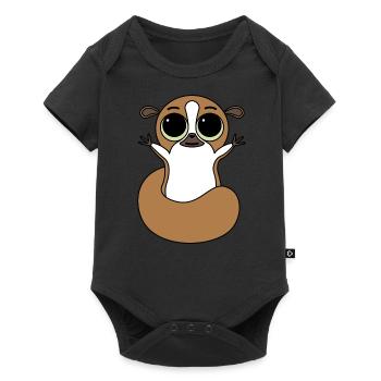 Mice lemur - Baby Premium short-sleeve bodysuit - black - Front