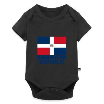 République dominicaine - Body à manches courtes Premium Bébé - noir - Devant