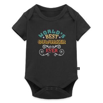 Worlds Best Coworker Ever - Baby Premium short-sleeve bodysuit - black - Front