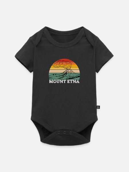 Etna - Body à manches courtes Premium Bébé - noir
