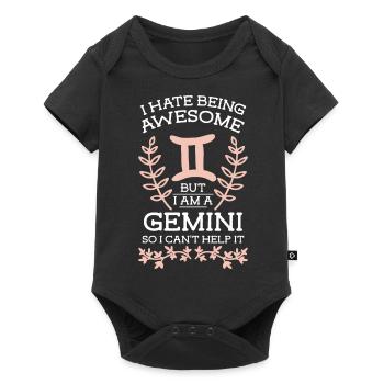Zodiac sign May Date of birth - Baby Premium short-sleeve bodysuit - black - Front