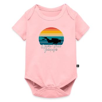 Darwin Island Galapagos Plongée - Body à manches courtes Premium Bébé - rose - Devant