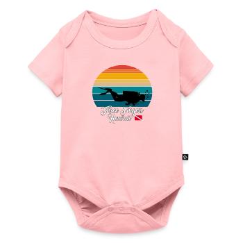 Three Fingers Hawaii Diving - Baby Premium Kurzarmbody - Rosa - Vorne